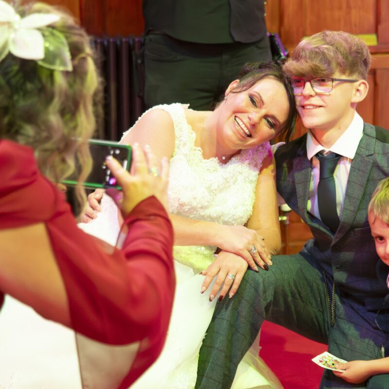 evening wedding party